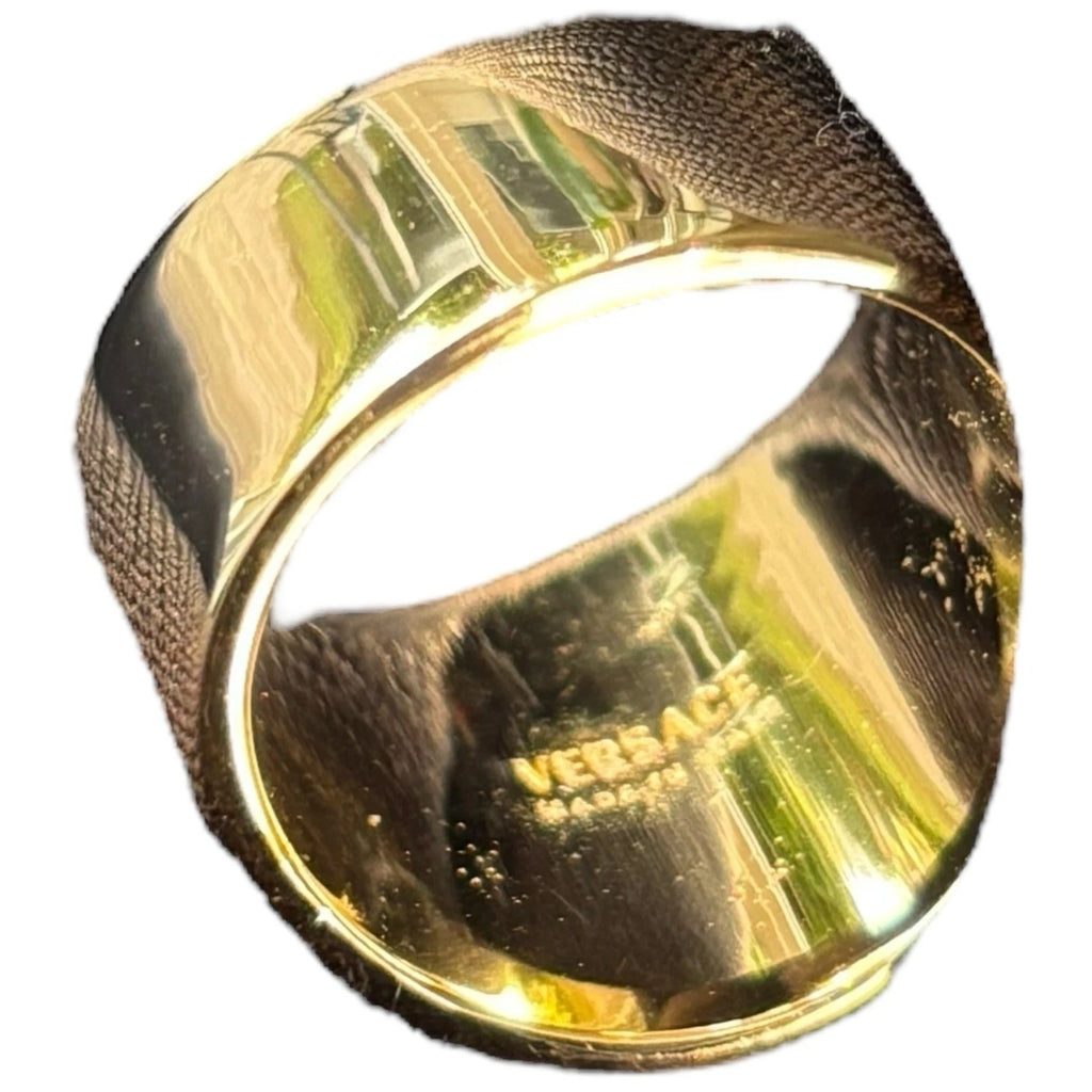 Versace Medusa Ring Gold Brass