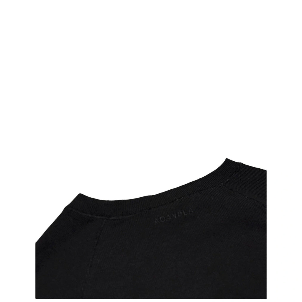 Women Black Long Sleeve Classic Raglan T Shirt