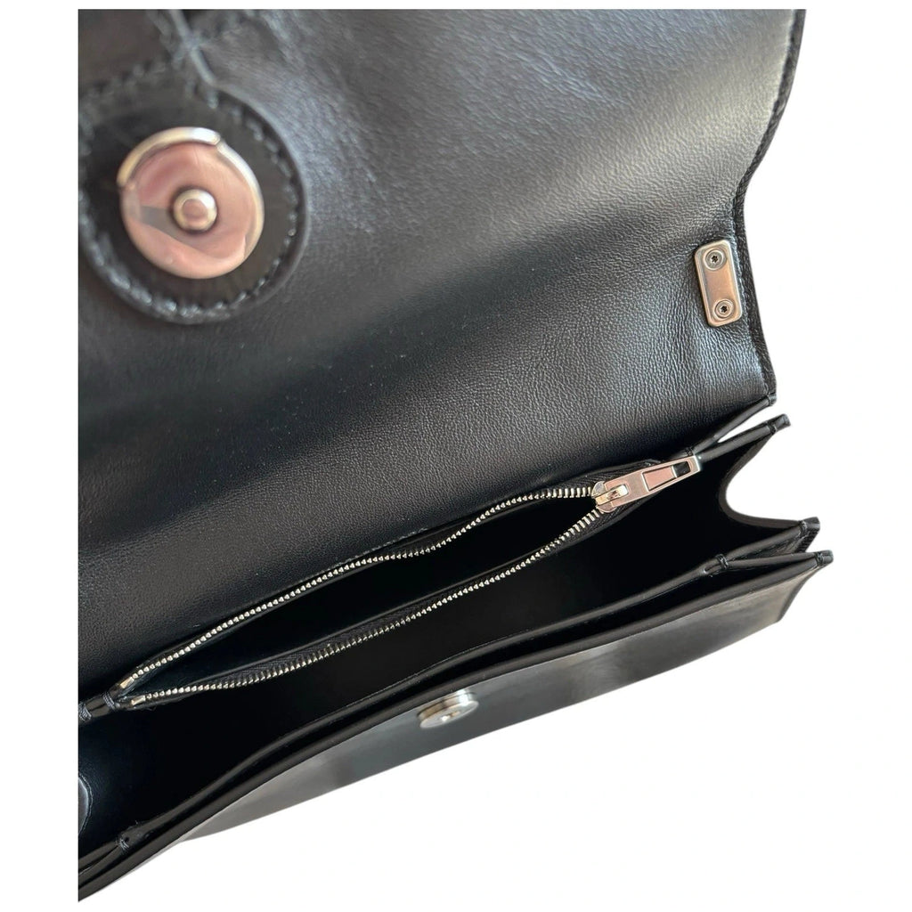 Balenciaga Crush Small Sling Shoulder Bag Black