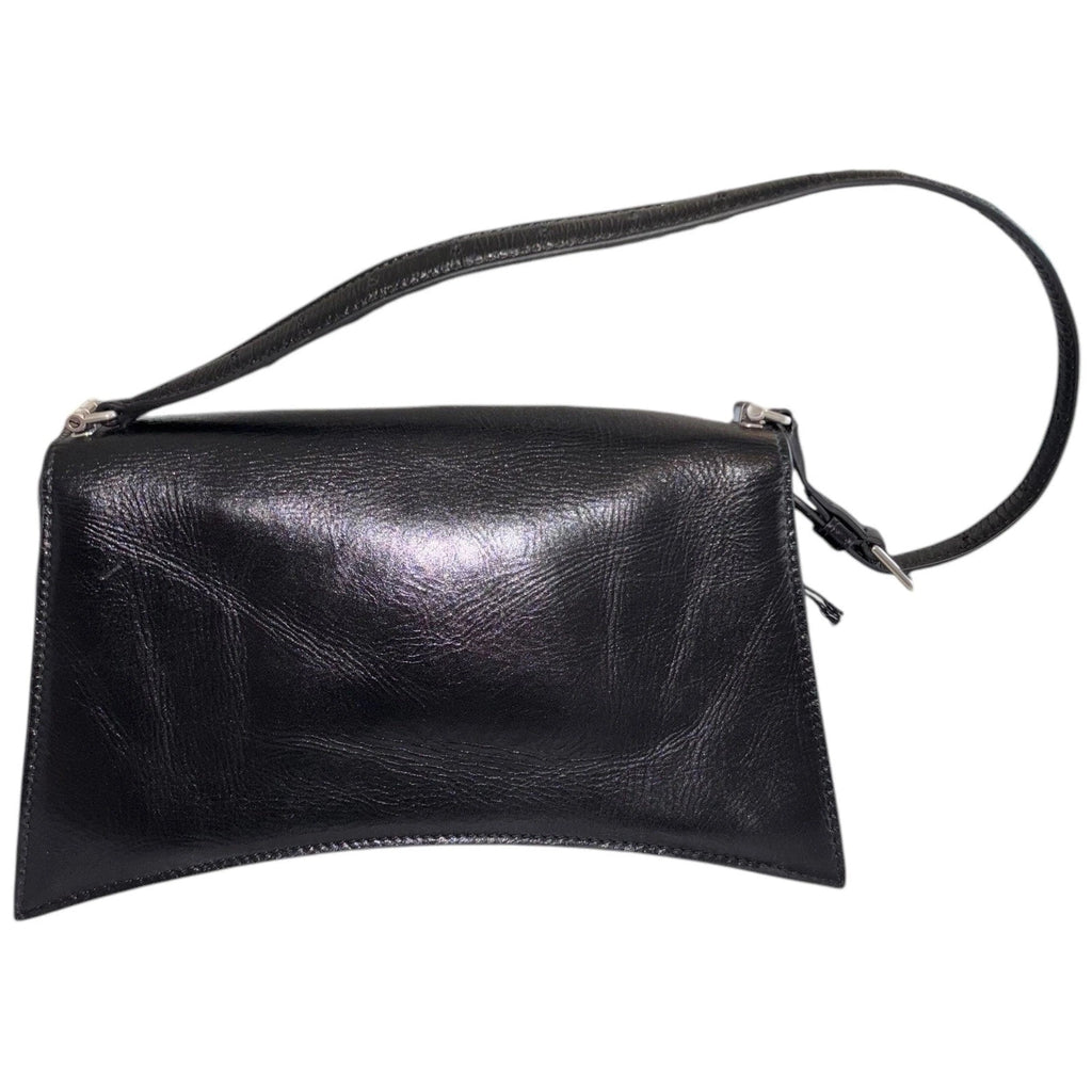 Balenciaga Crush Small Sling Shoulder Bag Black