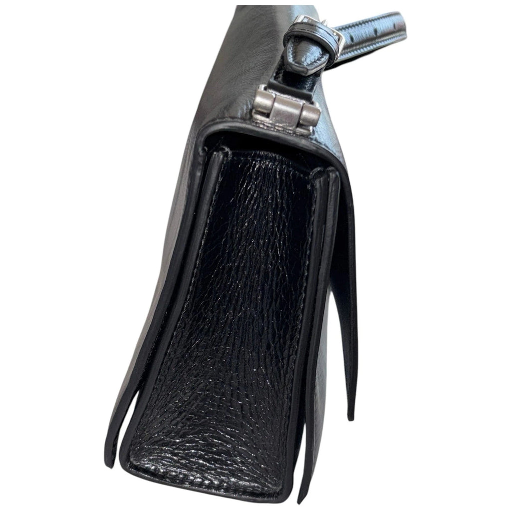 Balenciaga Crush Small Sling Shoulder Bag Black