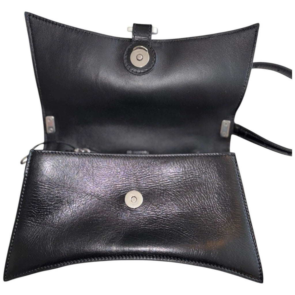 Balenciaga Crush Small Sling Shoulder Bag Black