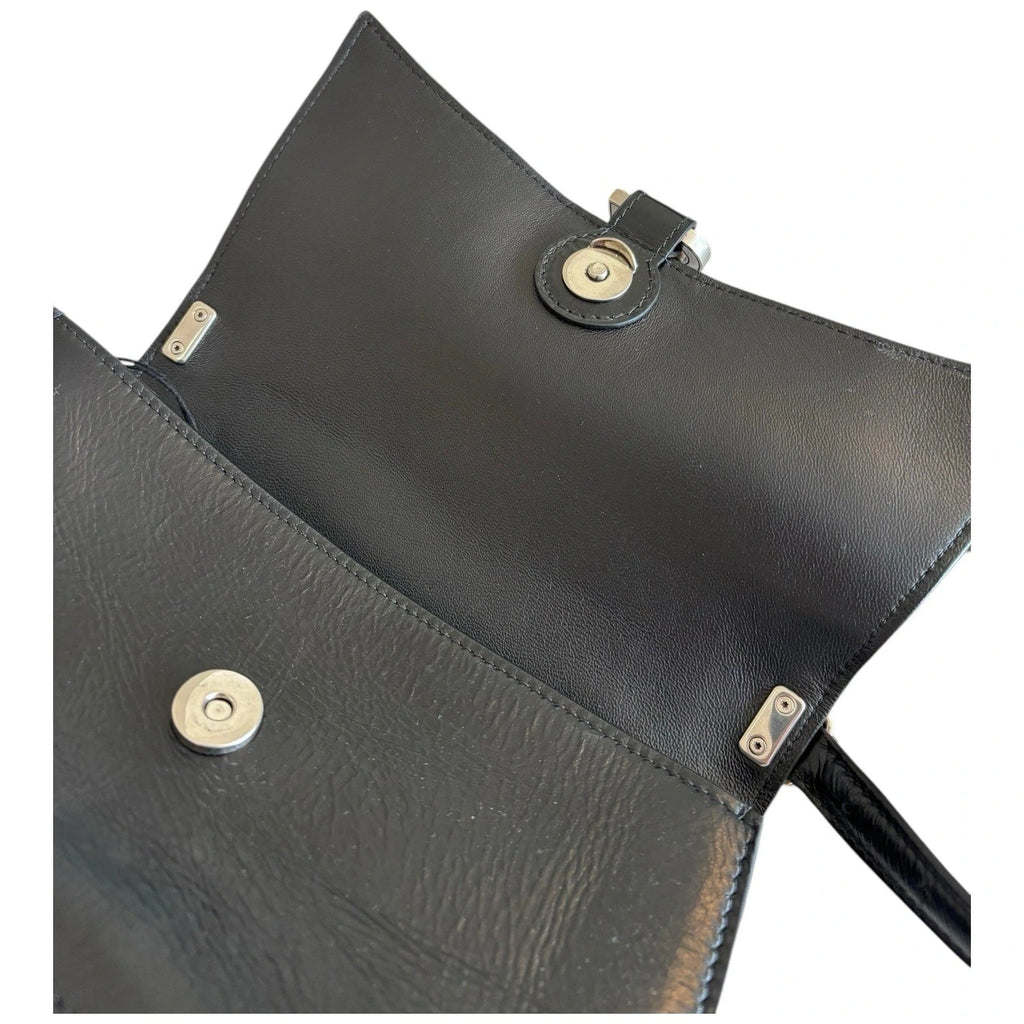 Balenciaga Crush Small Sling Shoulder Bag Black