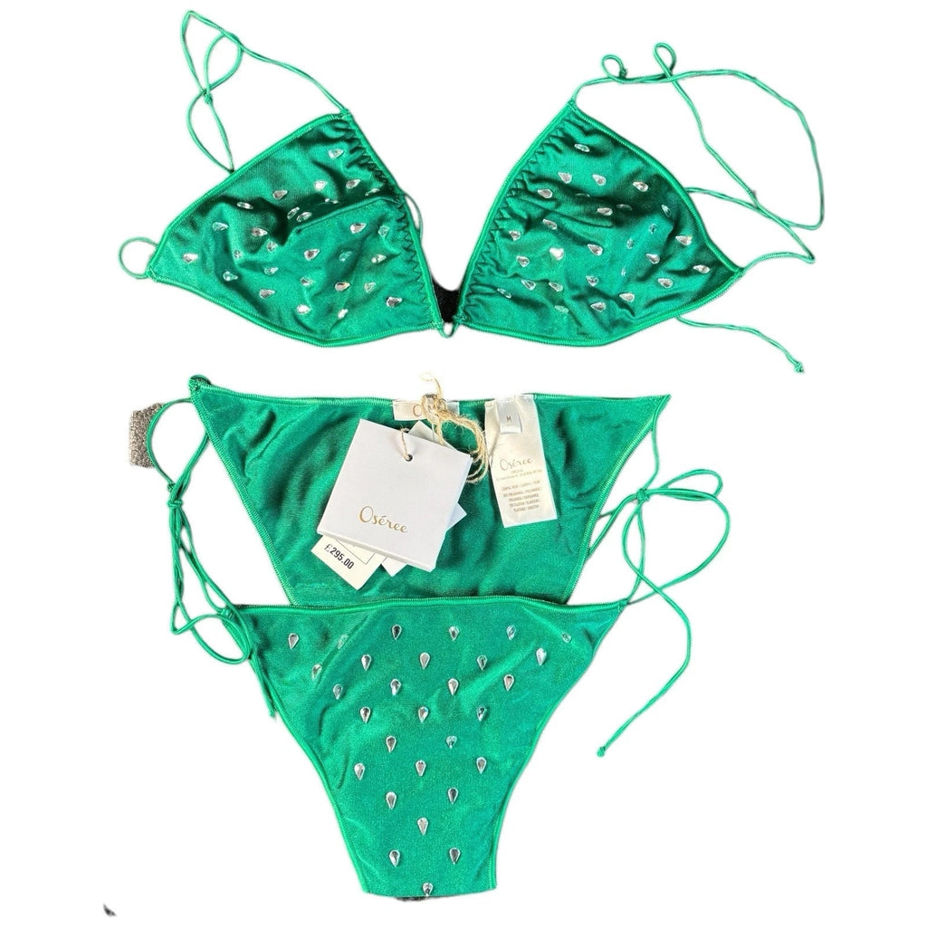 Oseree Green Gem Two Piece Bikini Set