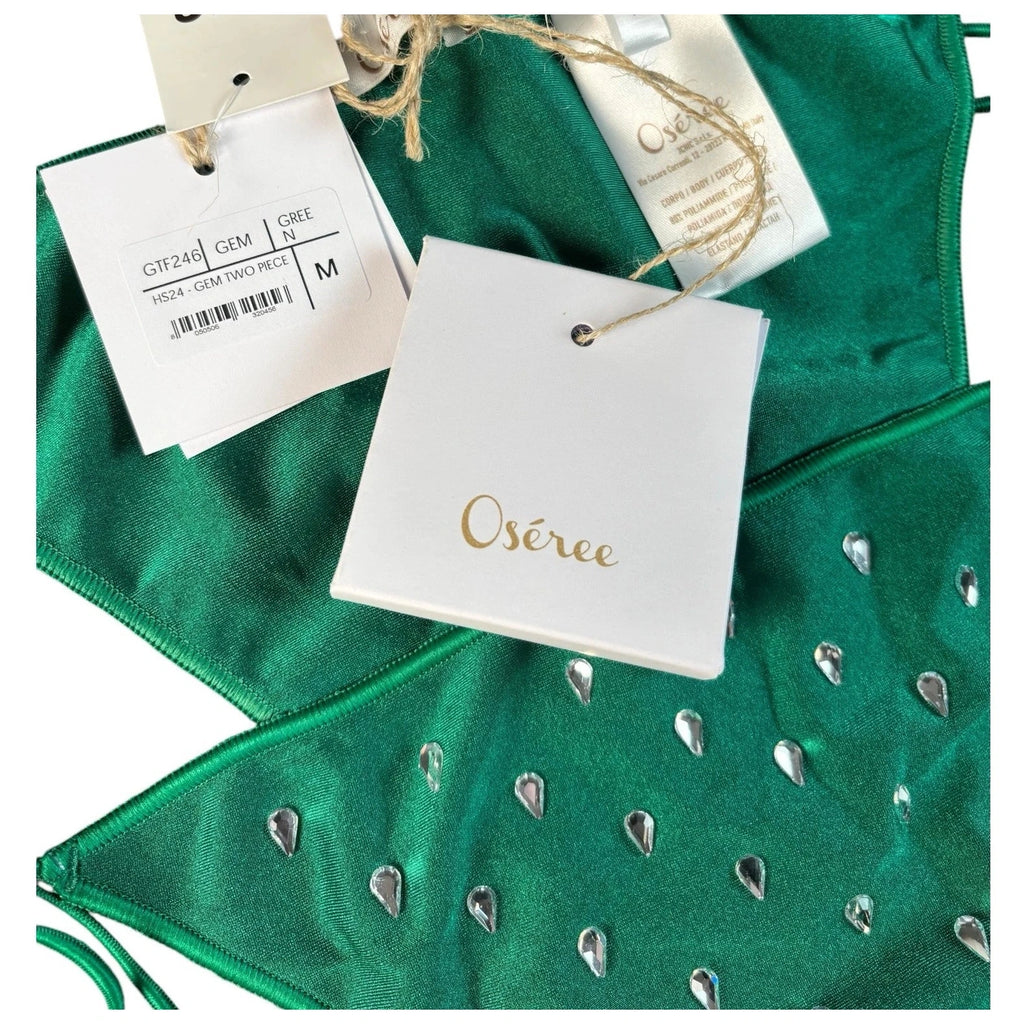 Oseree Green Gem Two Piece Bikini Set