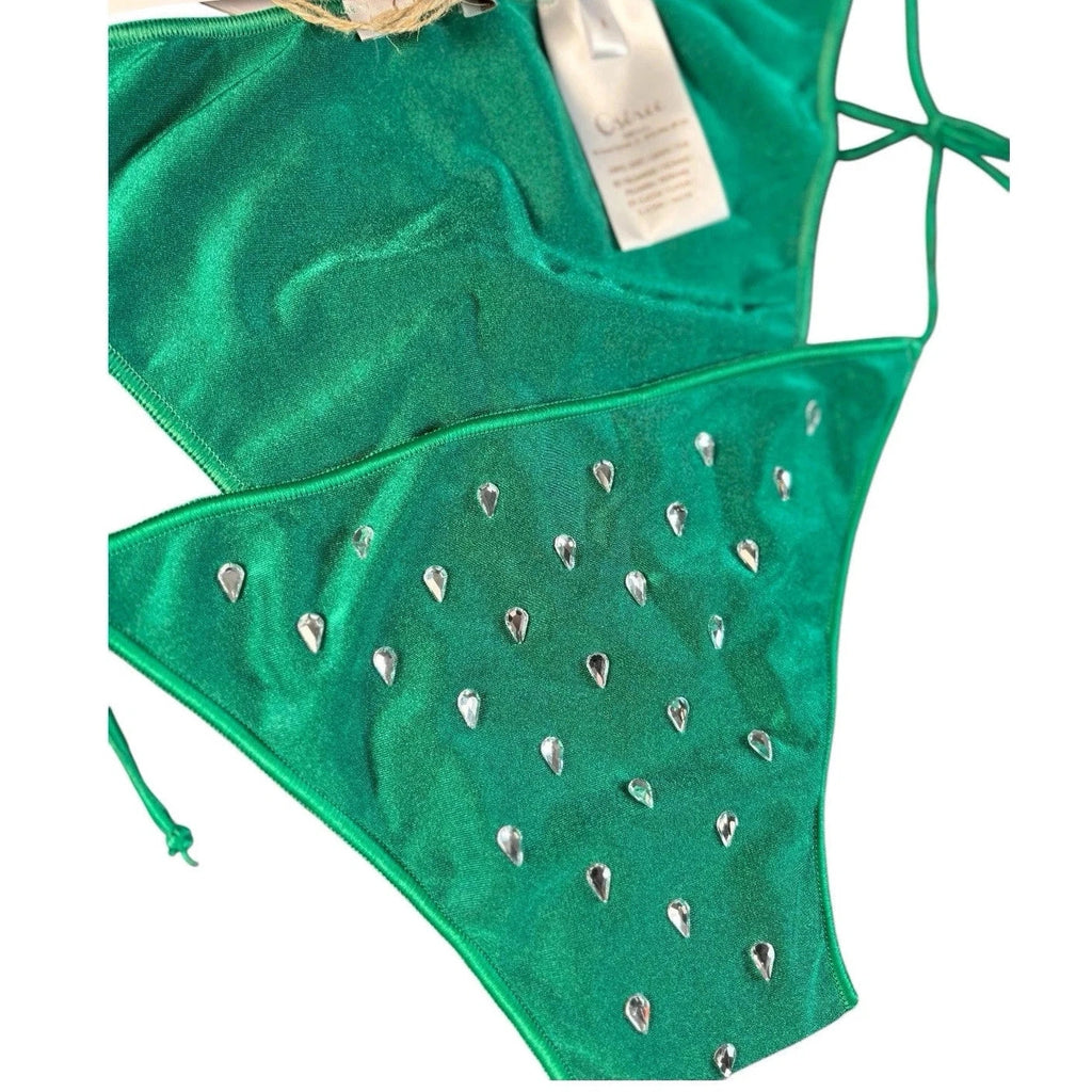 Oseree Green Gem Two Piece Bikini Set