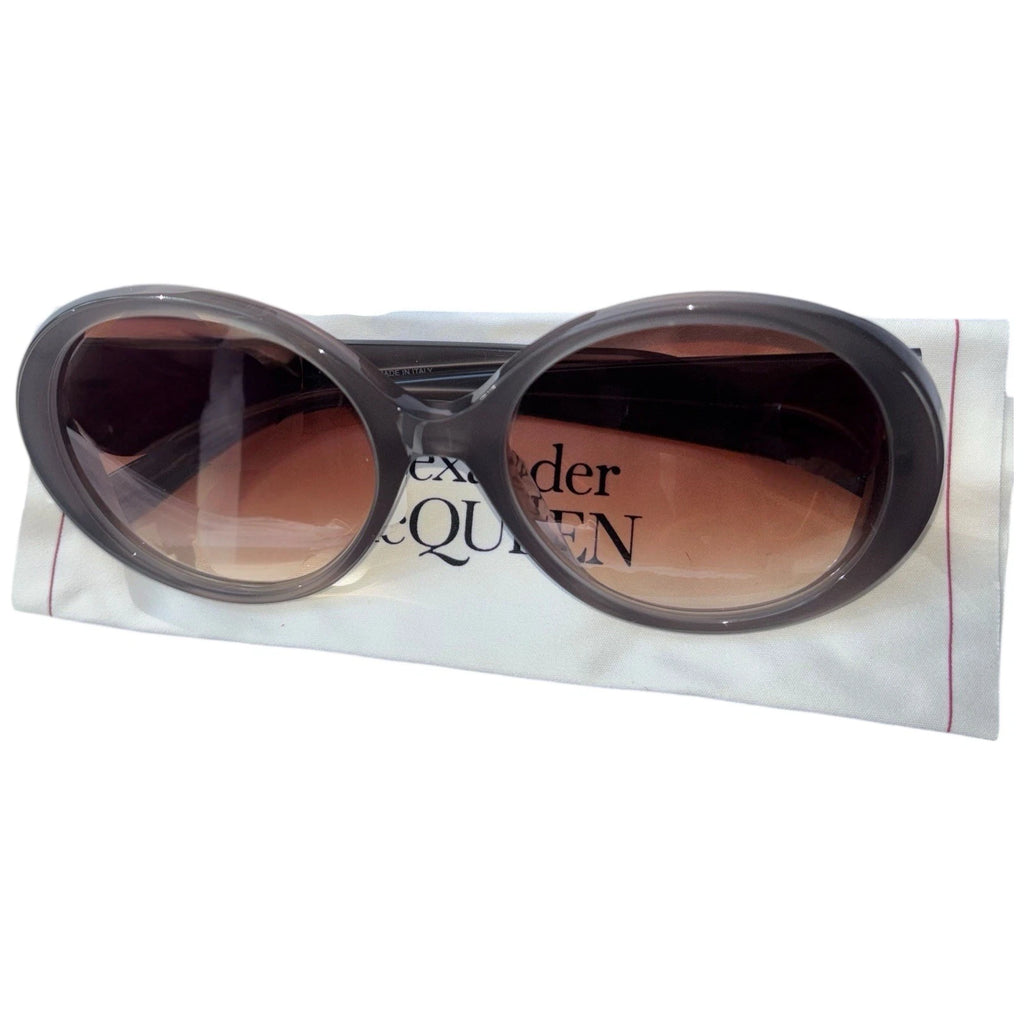 Alexander McQueen Women's Grey Butterfly Sunglasses