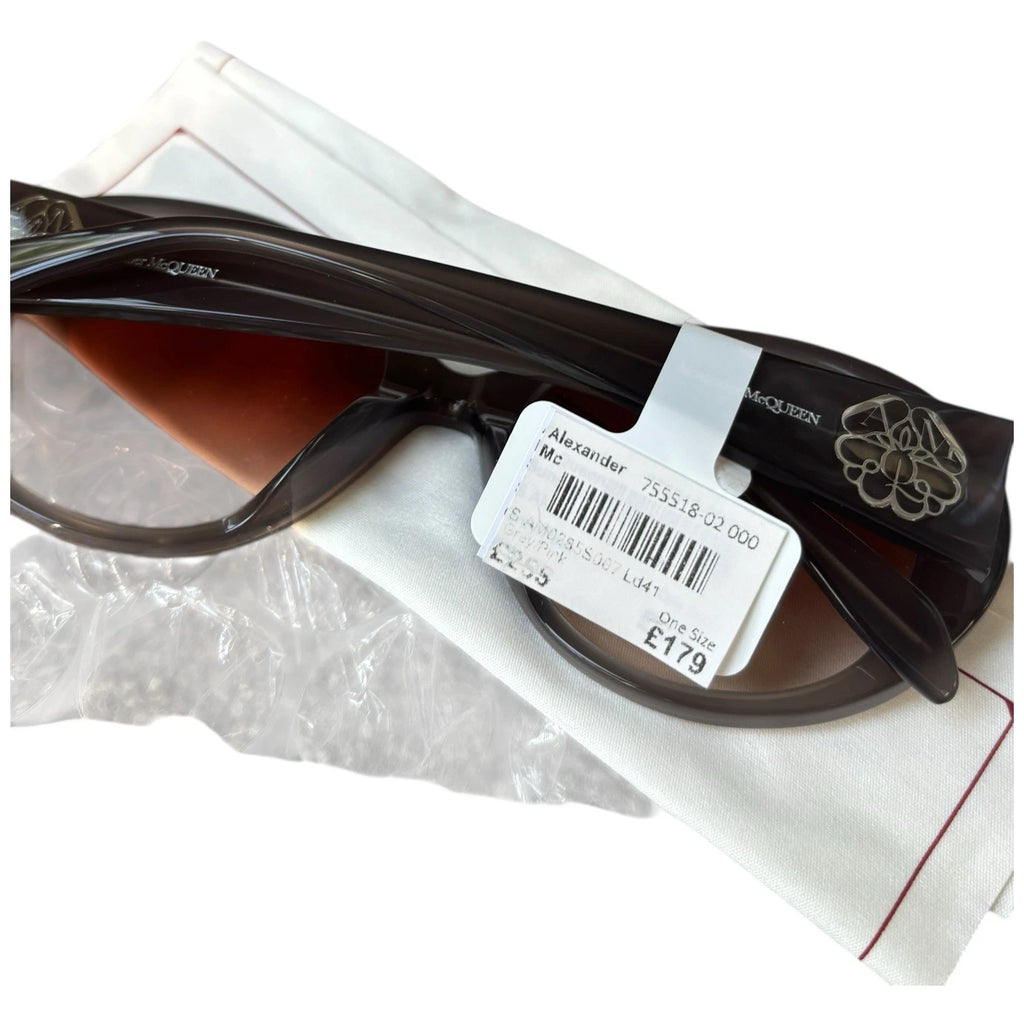 Alexander McQueen Women's Grey Butterfly Sunglasses