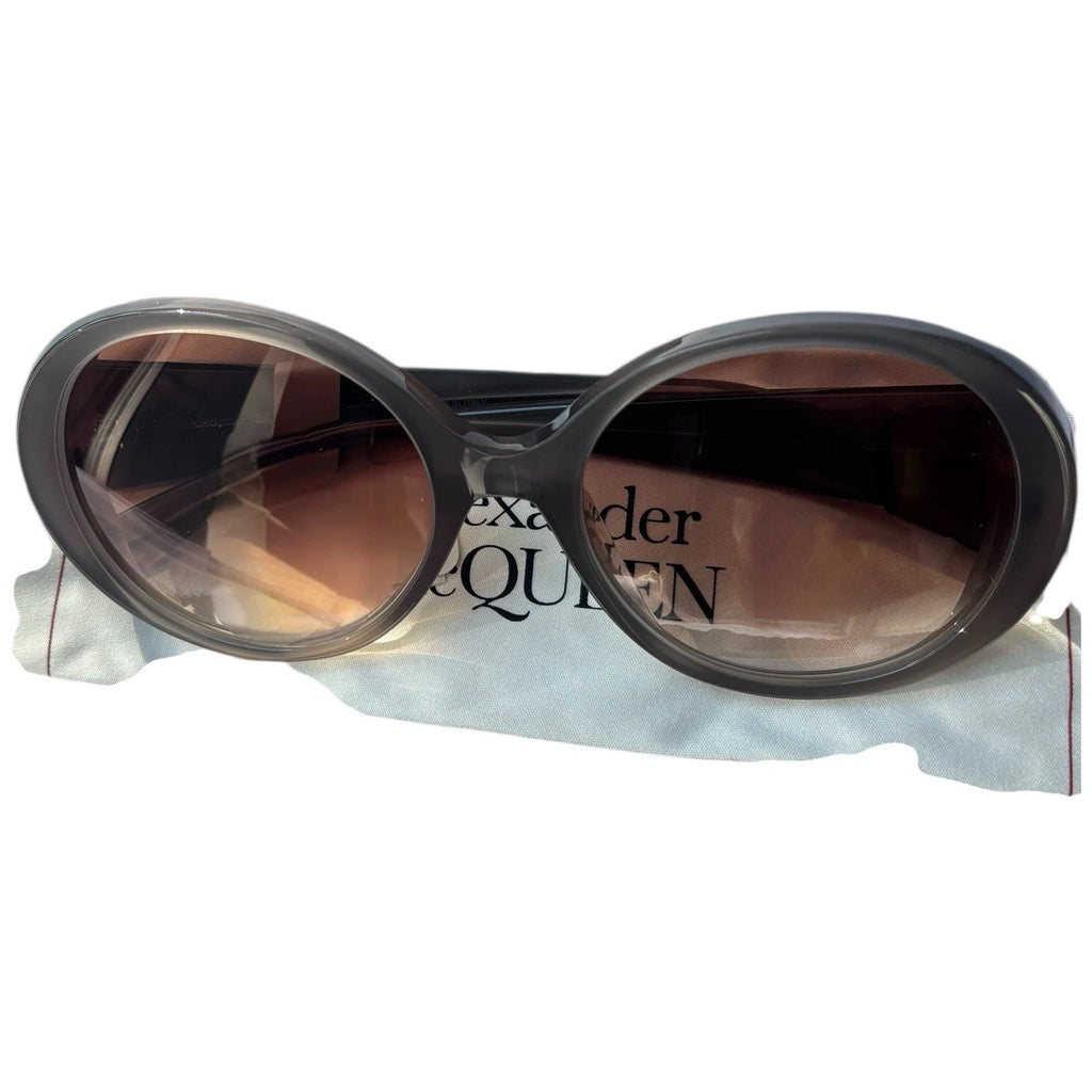 Alexander McQueen Women's Grey Butterfly Sunglasses