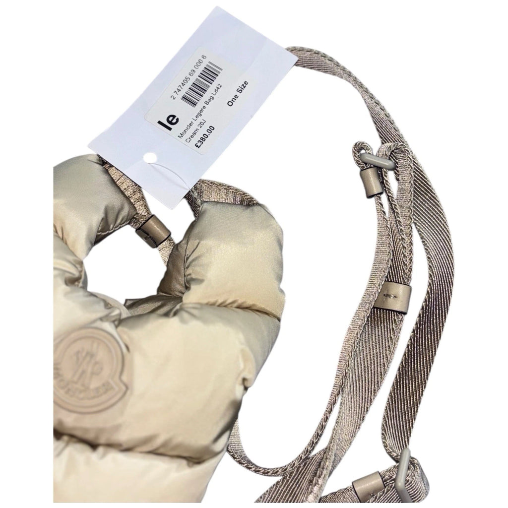 Moncler Legere Small Crossbody Bag Beige