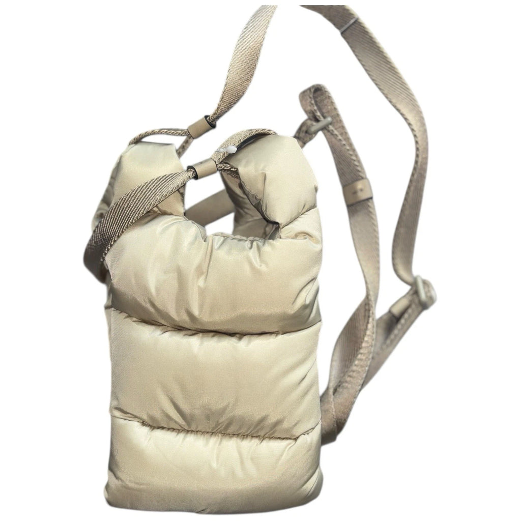 Moncler Legere Small Crossbody Bag Beige