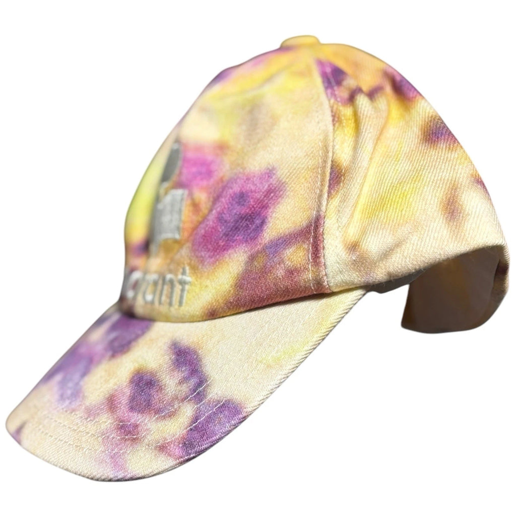 Isabel Marant Multicoloured Embroidered Cotton Cap