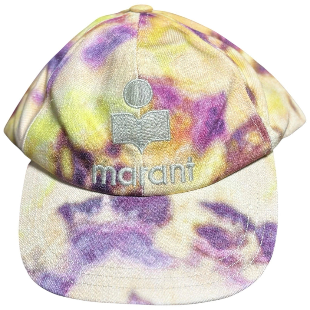 Isabel Marant Multicoloured Embroidered Cotton Cap
