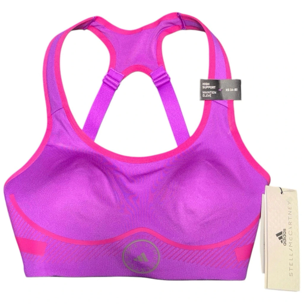 Purple High Support Sports Bra Adidas Stella McCartney