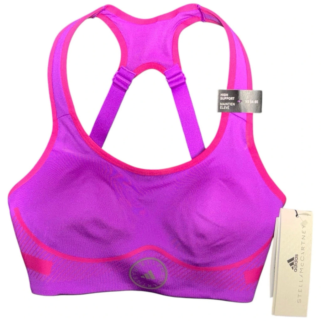 Purple High Support Sports Bra Adidas Stella McCartney