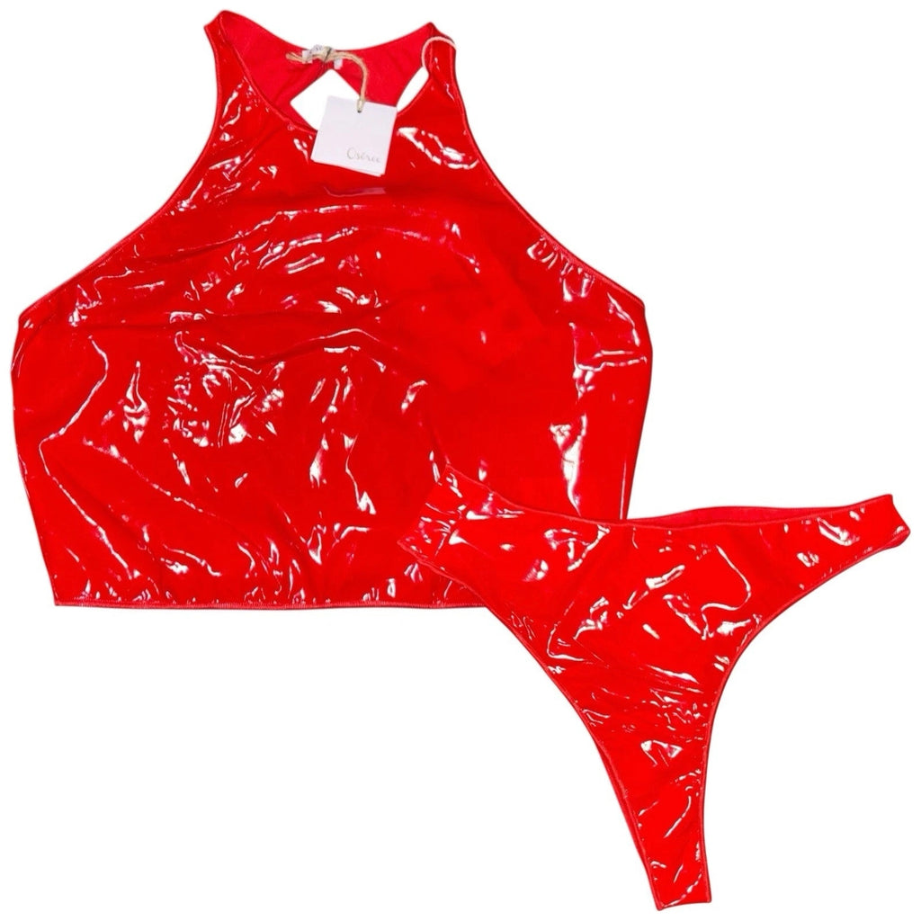 Women Red Bikini Set by Oséree