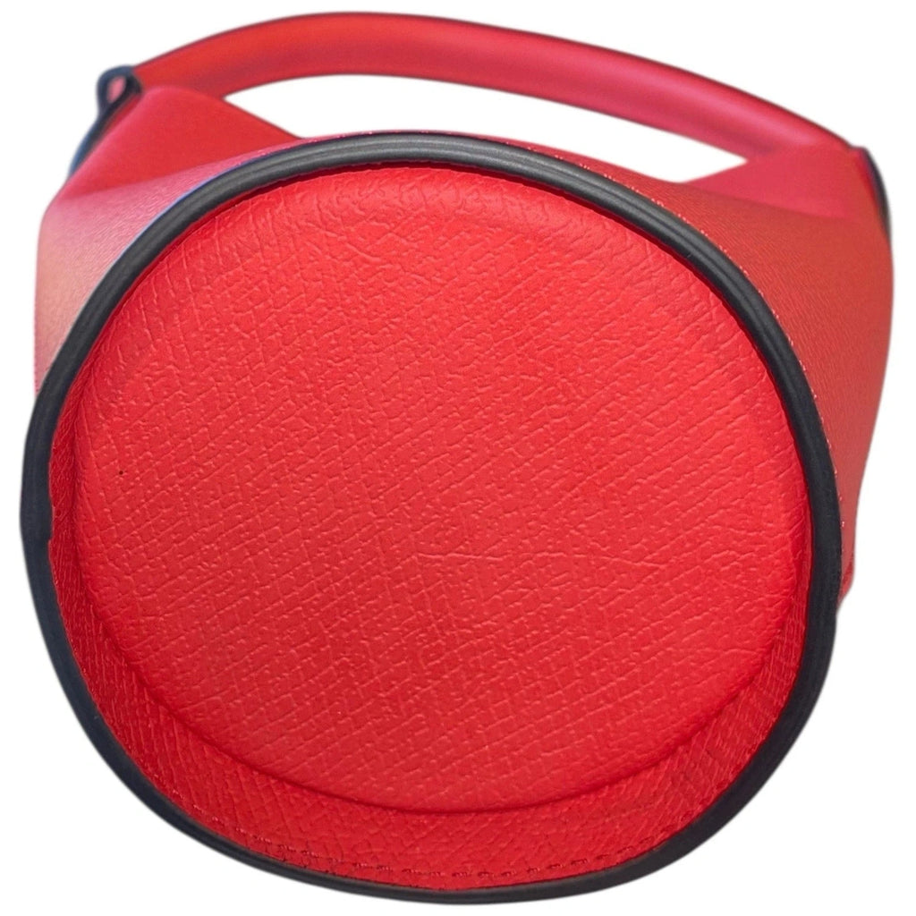 Longchamp Epure Red Leather Mini Bucket Bag