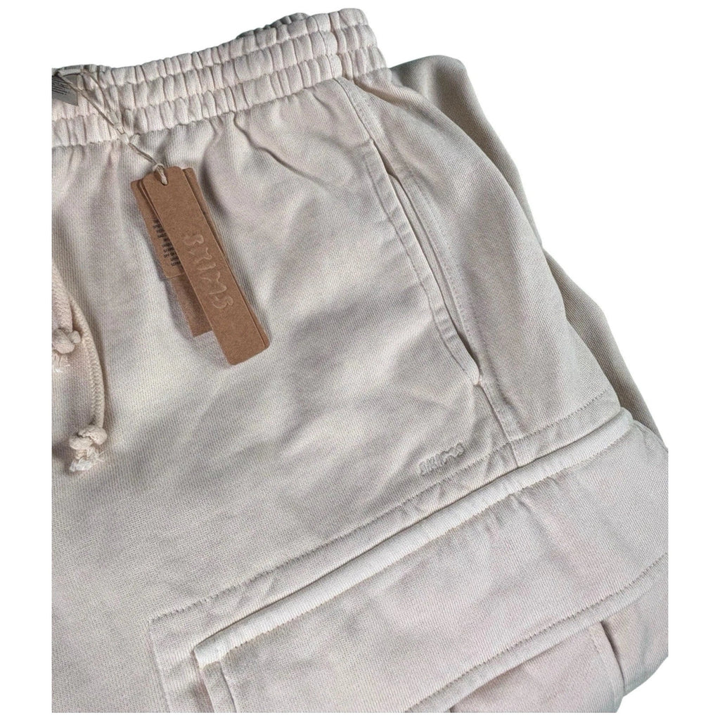Women White Cargo Sweatpants