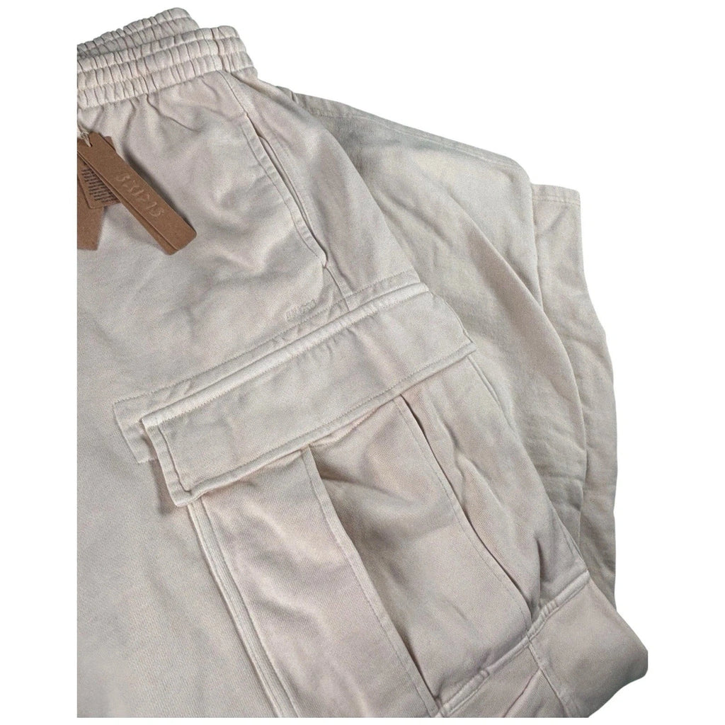 Women White Cargo Sweatpants