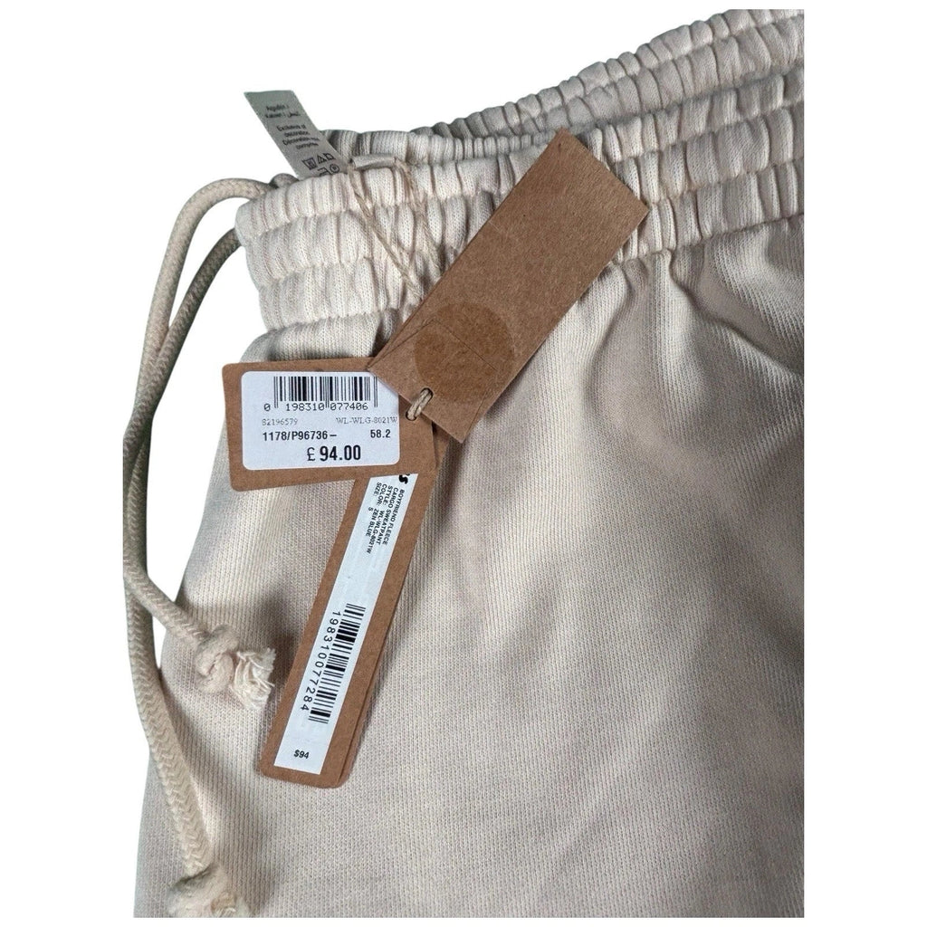 Women White Cargo Sweatpants