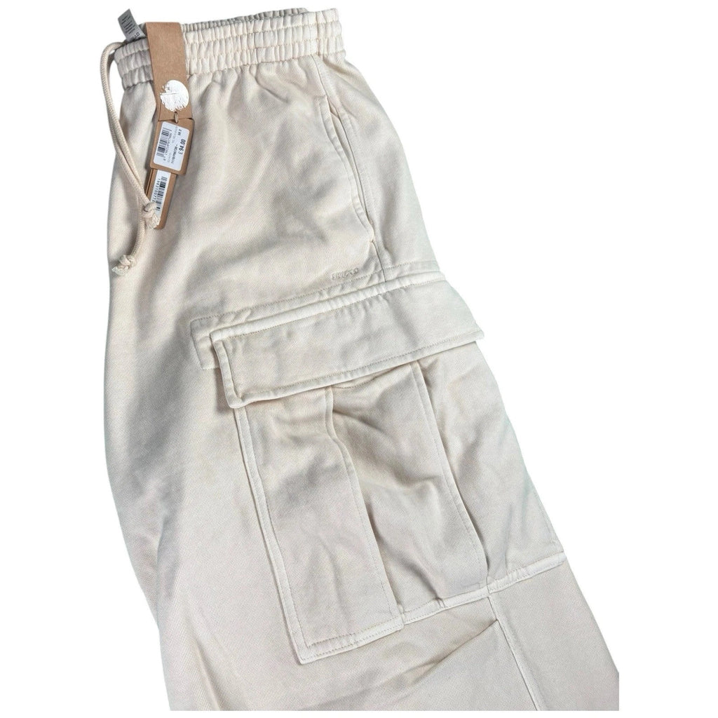 Women White Cargo Sweatpants