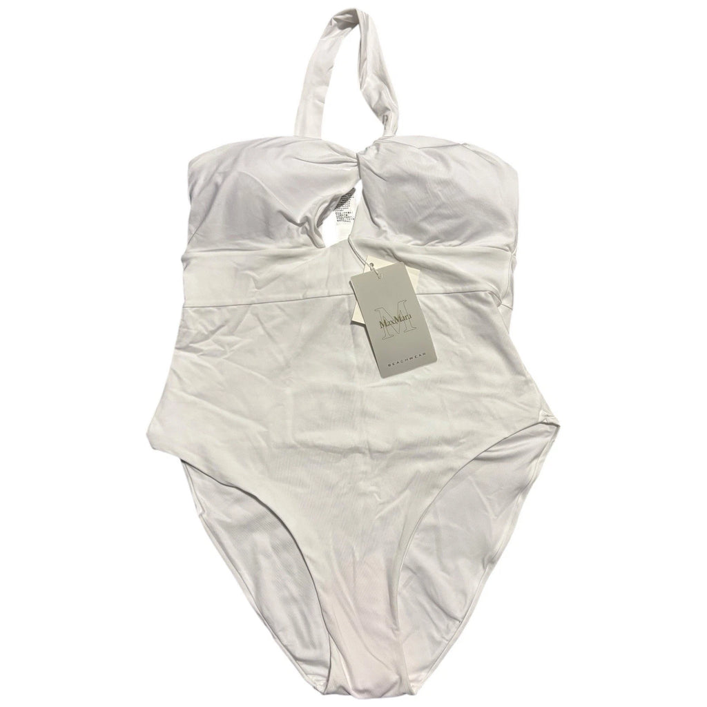 Max Mara Corine White One Piece Swimsuit