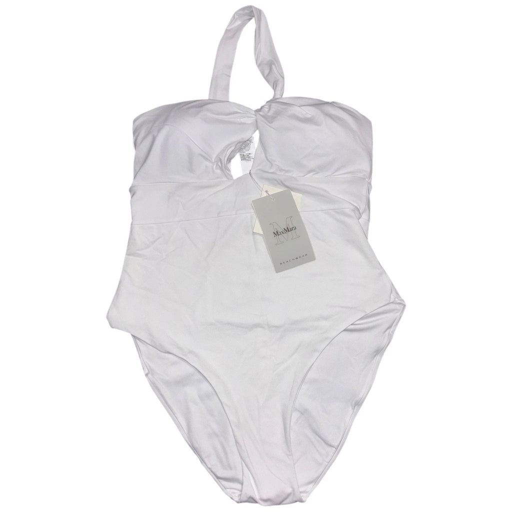 Max Mara Corine White One Piece Swimsuit