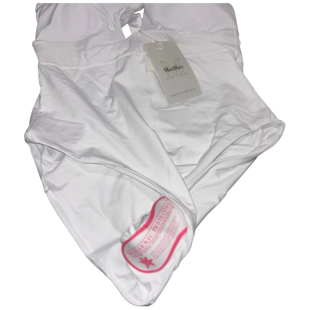 Max Mara Corine White One Piece Swimsuit