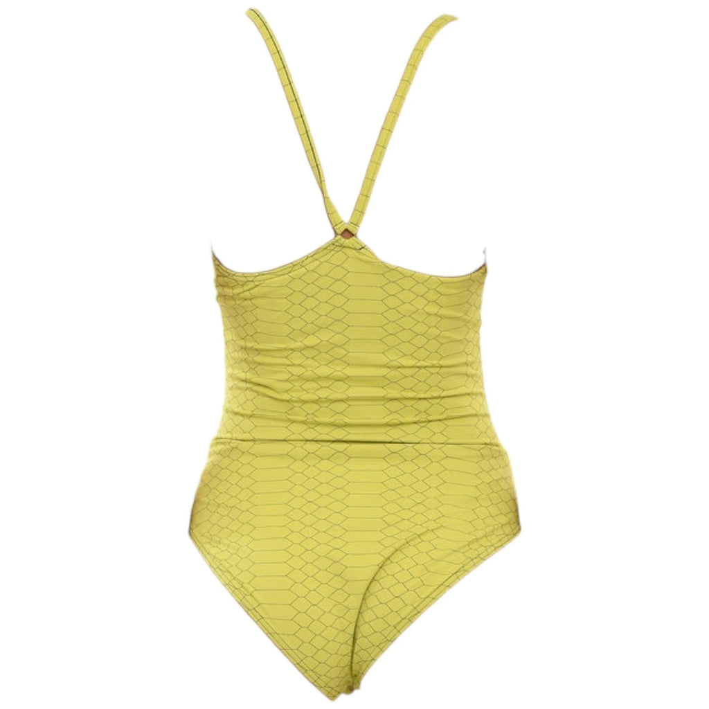 Zadig & Voltaire Women Yellow Sleeveless One Piece Swimsuit