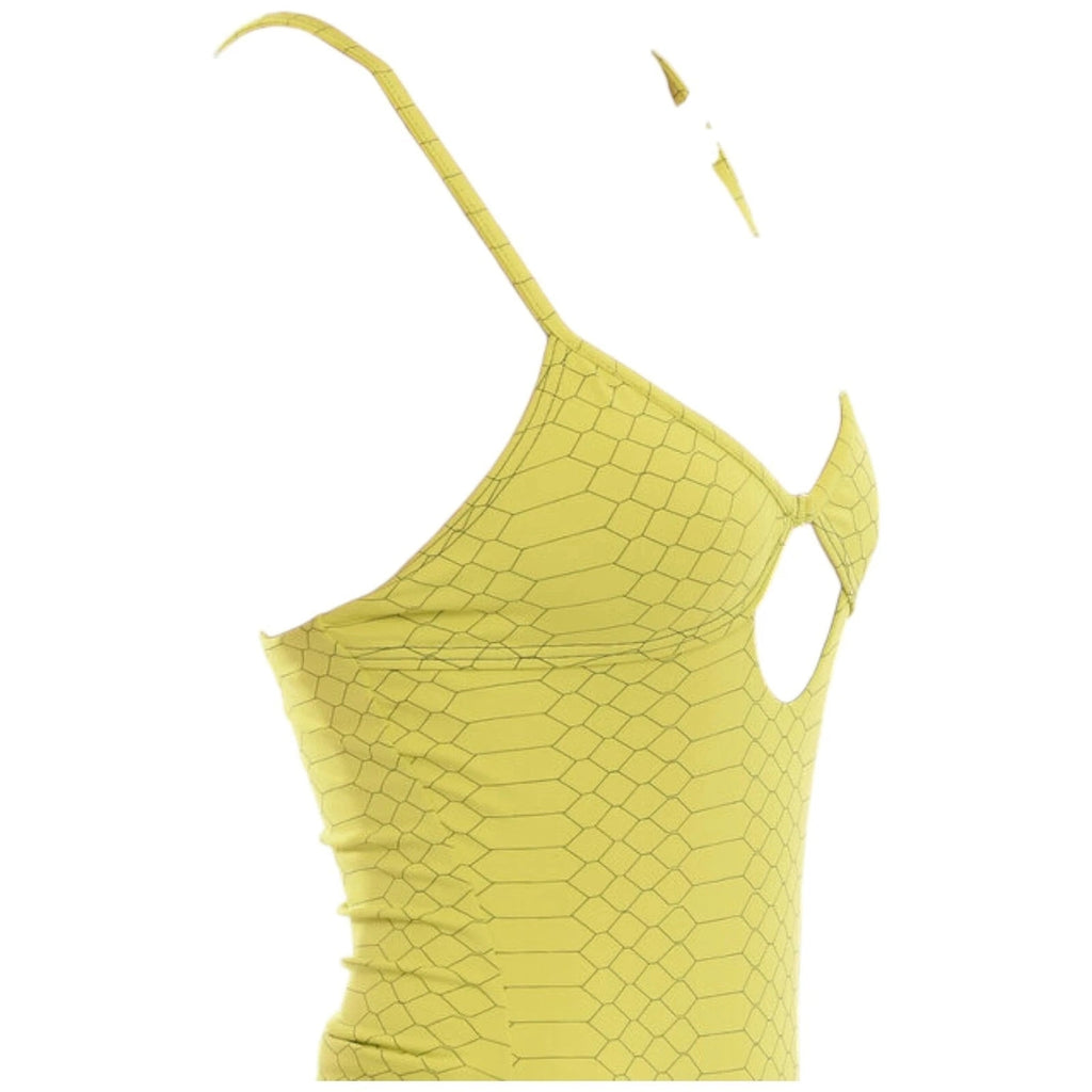 Zadig & Voltaire Women Yellow Sleeveless One Piece Swimsuit