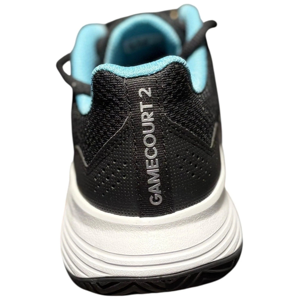 Women's Adidas Game Court 2 Black White Blue Trainers