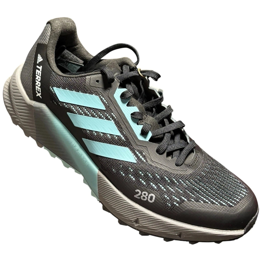 Women's Adidas Terrex Agravic Flow 2 Running Shoes Black Mint