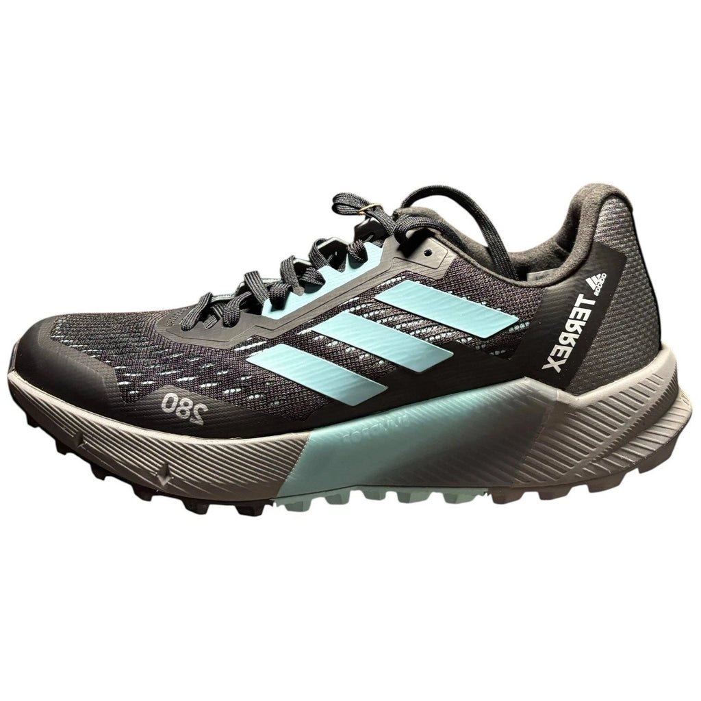 Women's Adidas Terrex Agravic Flow 2 Running Shoes Black Mint