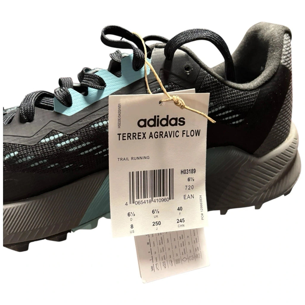 Women's Adidas Terrex Agravic Flow 2 Running Shoes Black Mint