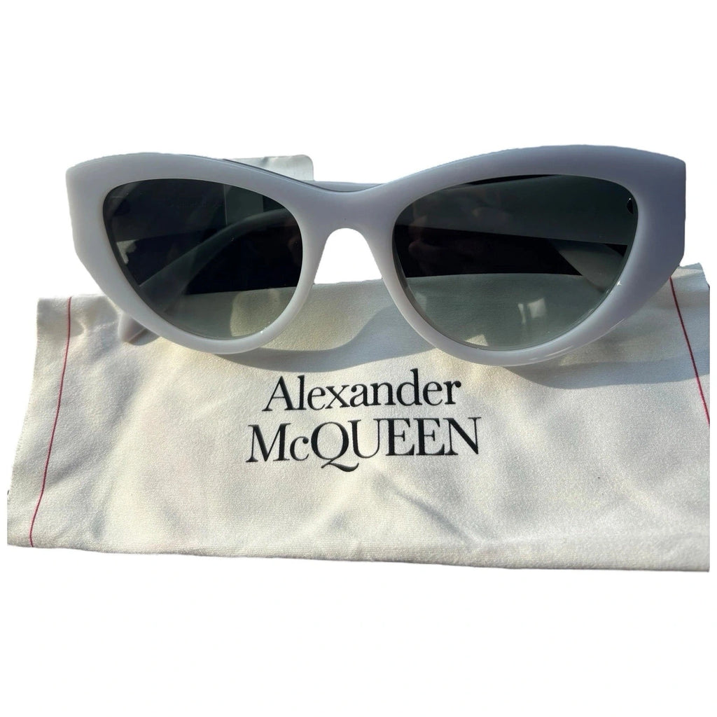 Women's Alexander McQueen Cat Eye Sunglasses Grey