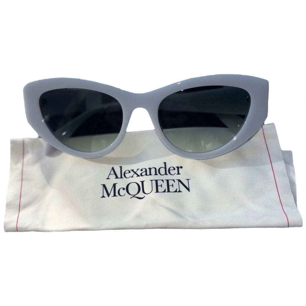Women's Alexander McQueen Cat Eye Sunglasses Grey