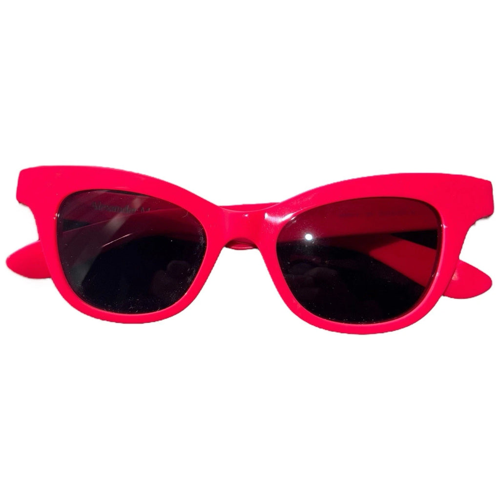 Women's Alexander McQueen Red Pink Cat Eye Sunglasses