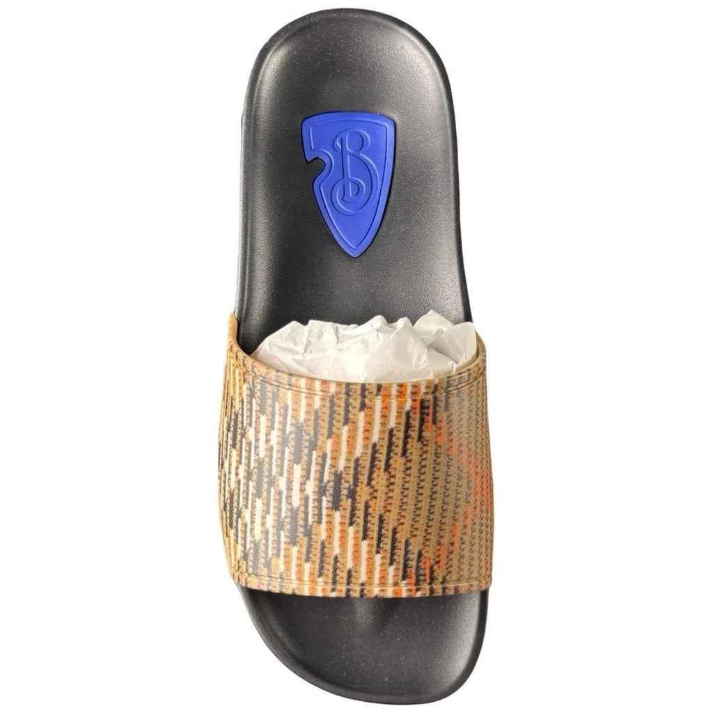 Women’s Burberry Dive Checker Sliders Beige