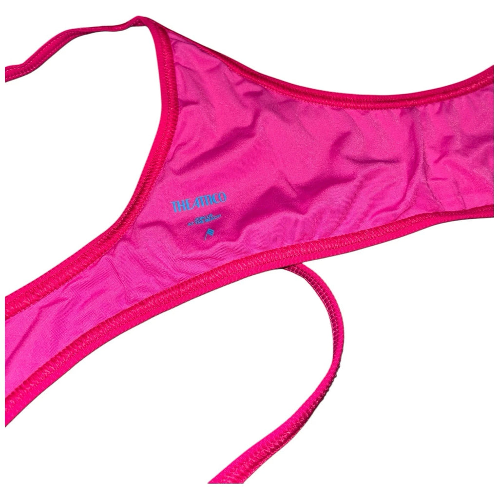 The Attico Women's Fuschia Pink Full Bikini Set