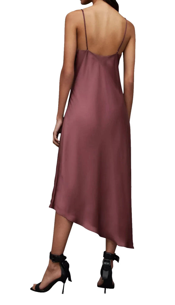 Women's AllSaints Asymmetrical Alexia Slip Dress