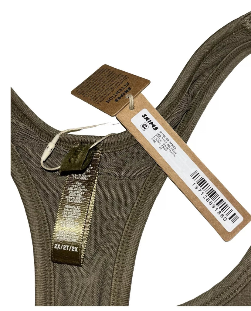 Women's Green SKIMS Seamless Sculpt Mid Thigh Bodysuit