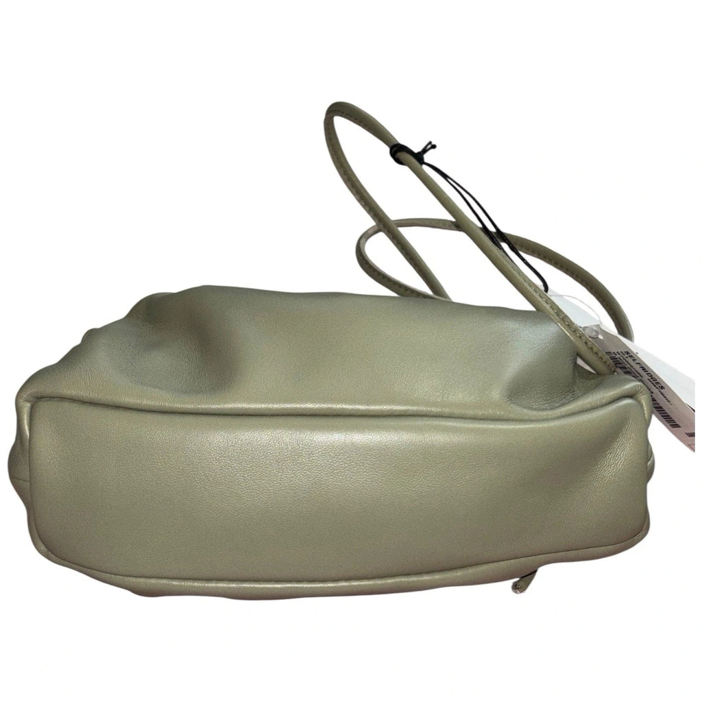 Mansur Gavriel Mini Cloud Lambskin Sage Clutch Bag
