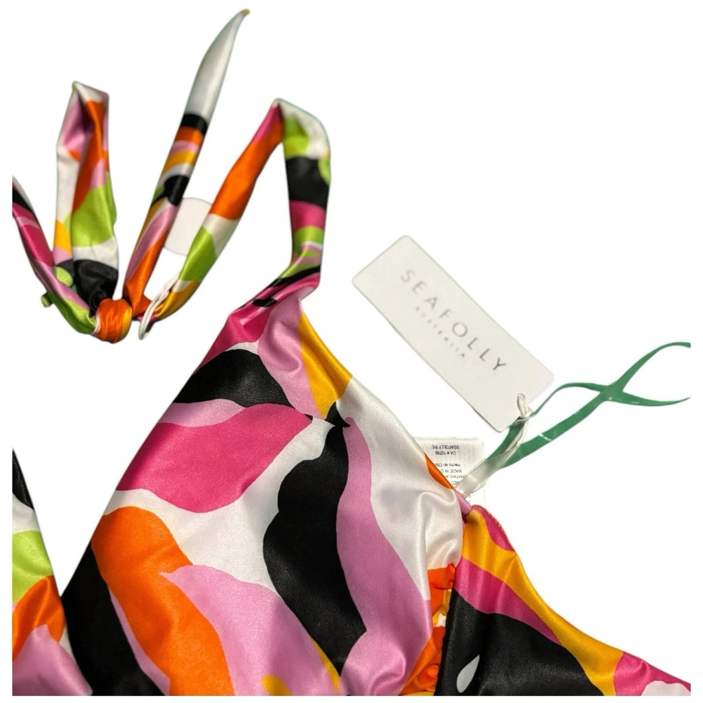 Women’s Multicoloured Orange Seafolly Bikini Top