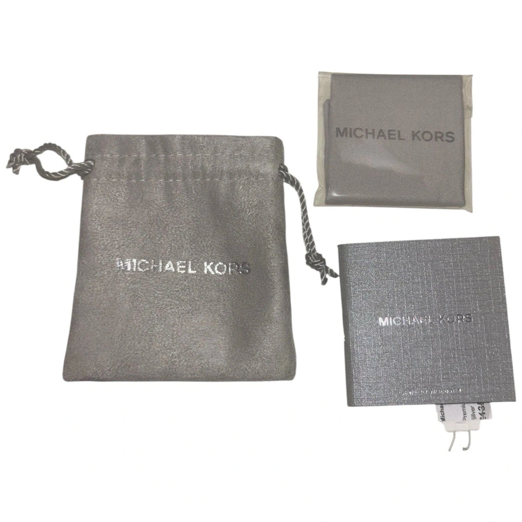 Michael Kors Silver Tone Premium Crystal Necklace
