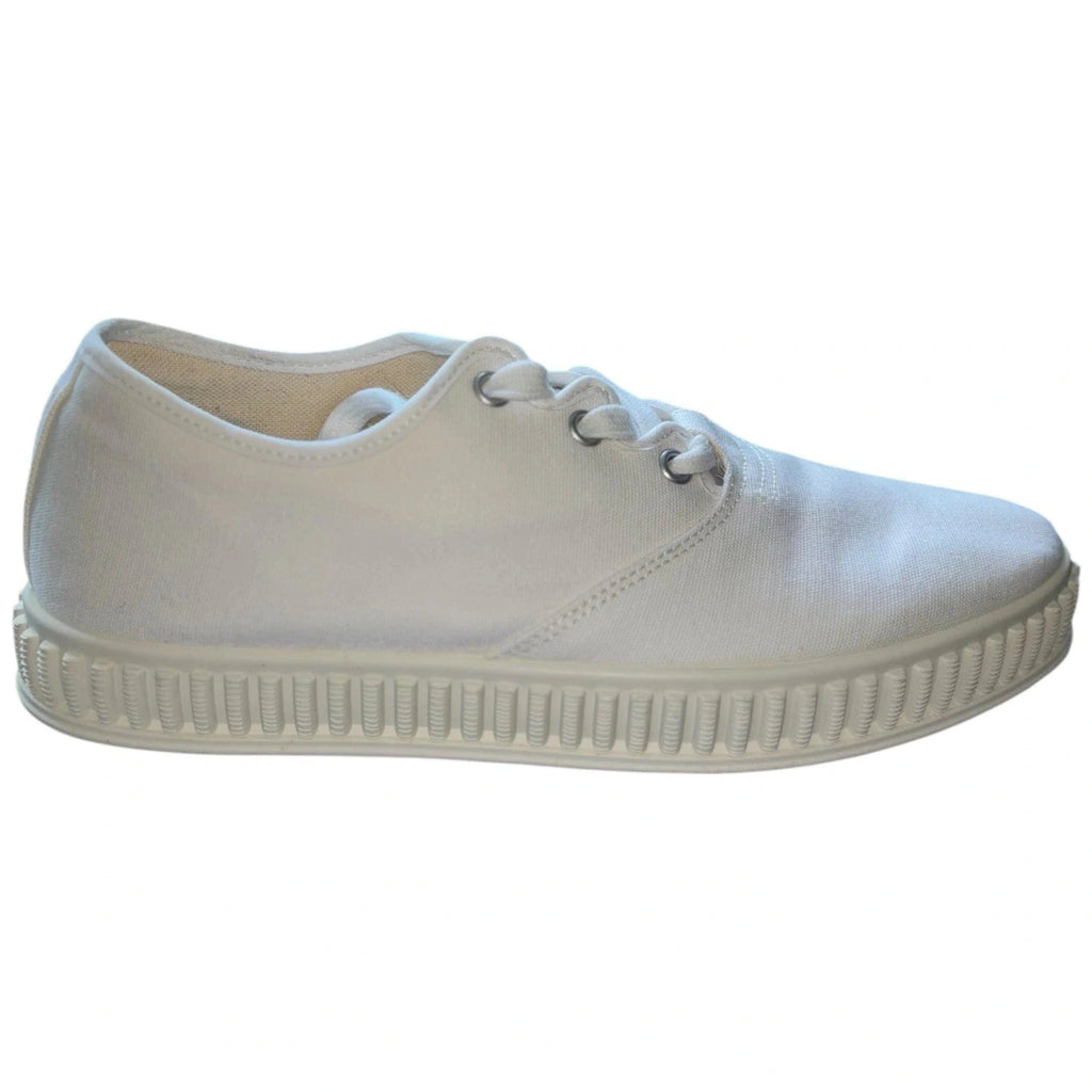 Maison Margiela Women's White Cotton Low-Top Trainers