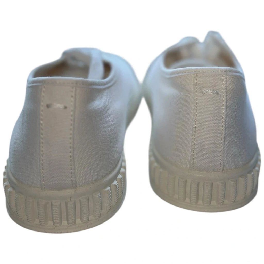 Maison Margiela Women's White Cotton Low-Top Trainers
