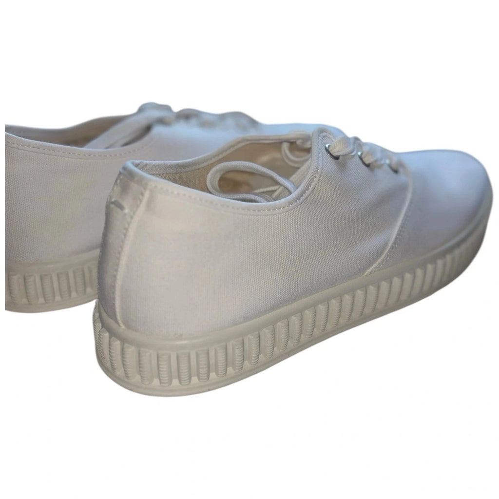 Maison Margiela Women's White Cotton Low-Top Trainers