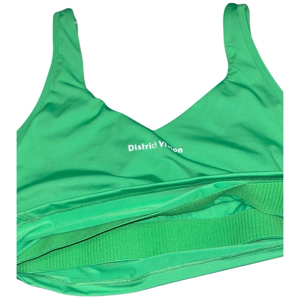 Womens Green District Vision Citta Sports Bra