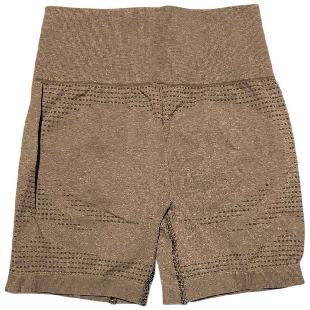 Womens Gymshark Vital Seamless 2.0 Shorts Dark Brown Marl