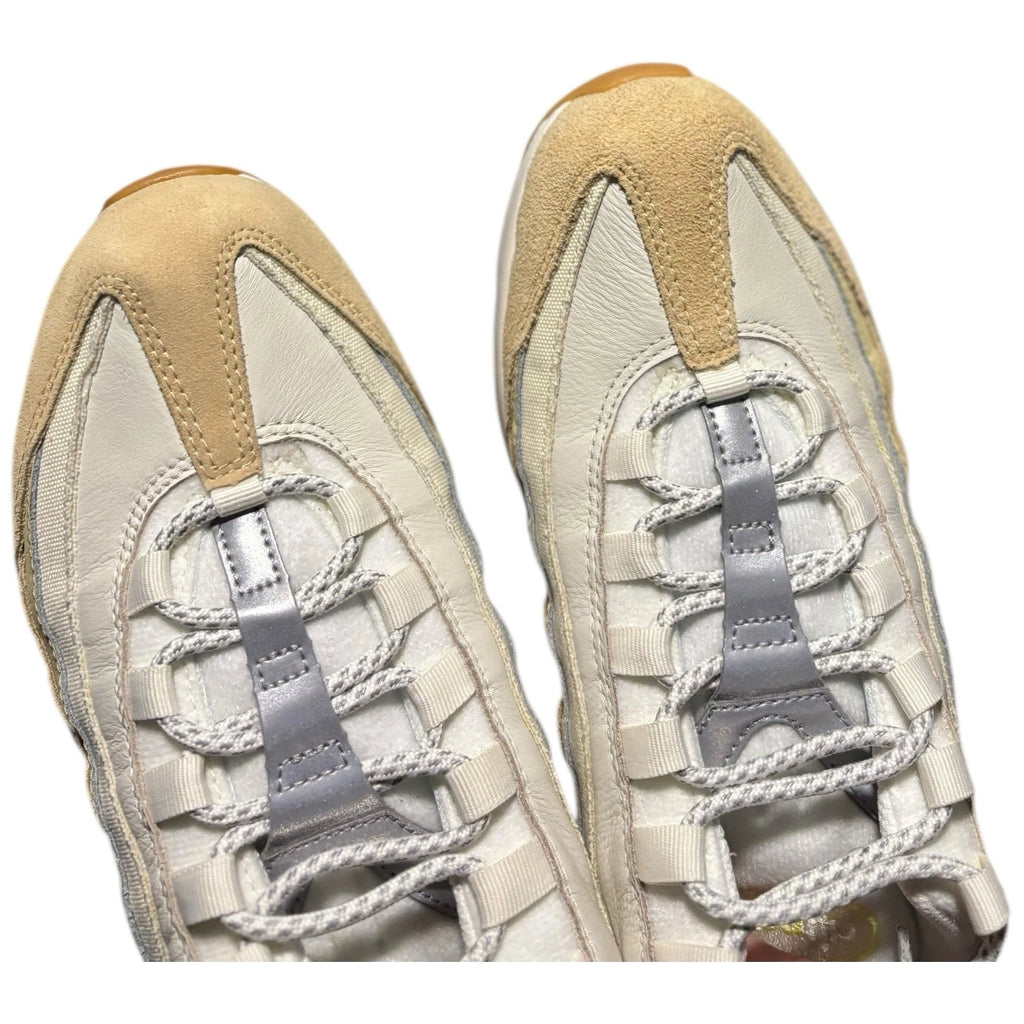 Womens Nike Air Max 95 Coconut Trainers Silver